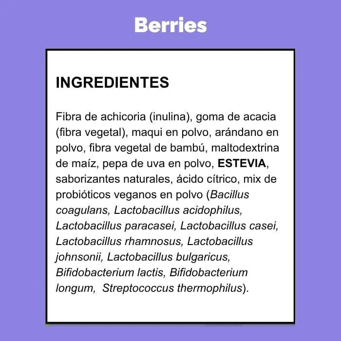 Plan 6 Meses Probióticos + Fibra Prebiótica OBIO (180 Porciones)
