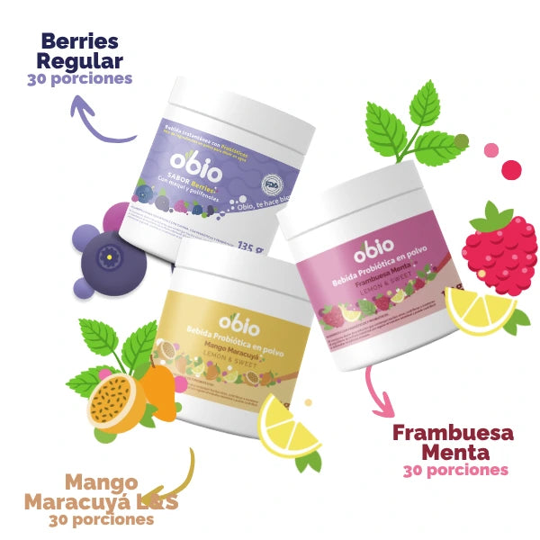 Pack Probióticos + Fibra Prebiótica OBIO: Transforma tu Digestión