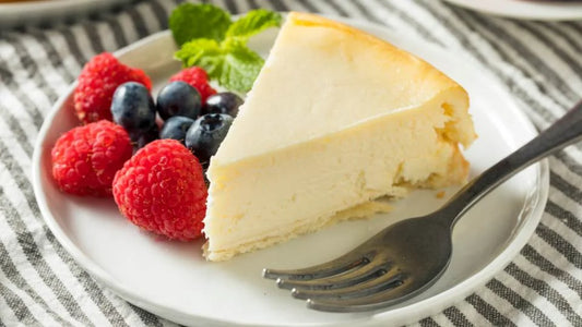 Cheesecake con probióticos naturales, delicioso y sin horno
