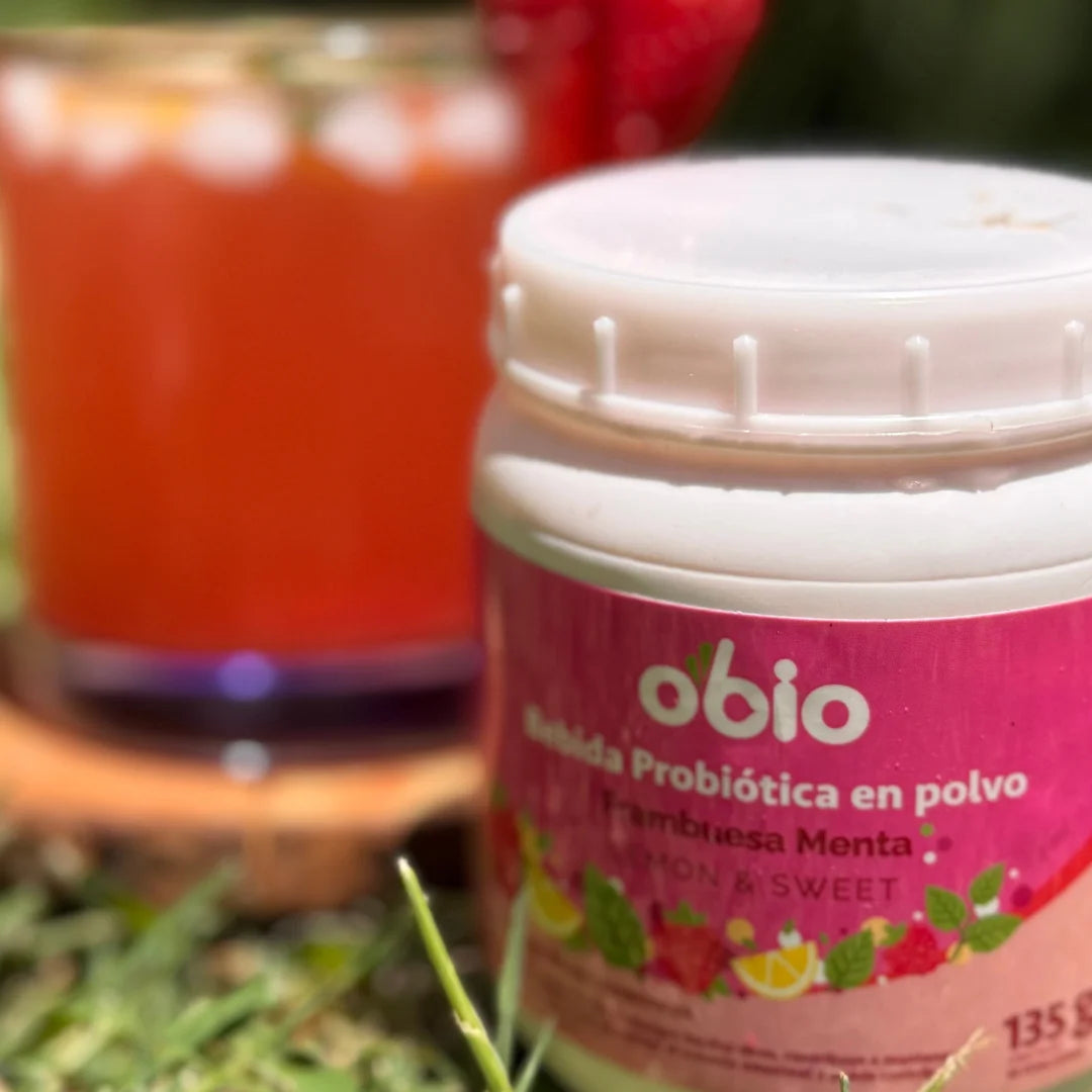 2-Pack Probióticos + Fibra Prebiótica OBIO: Dúo Berries (60 Porciones)