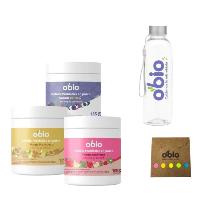 Pack Probióticos + Fibra Prebiótica OBIO: Transforma tu Digestión