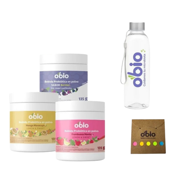 Pack Probióticos + Fibra Prebiótica OBIO: Transforma tu Digestión