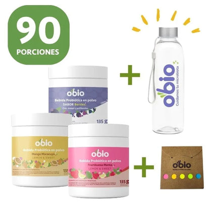 Pack Probióticos + Fibra Prebiótica OBIO: Transforma tu Digestión