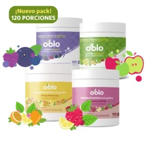 4-Pack full sabores Obio 120 Porciones