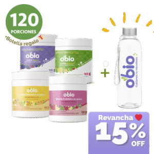 4-Pack full sabores Obio 120 Porciones