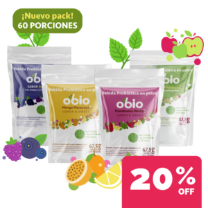 Pack sabores Obio 60 porciones