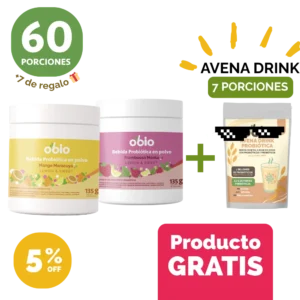 2-Pack Lemon & Sweet 60 porciones + 7 porc. AVENA DRINK