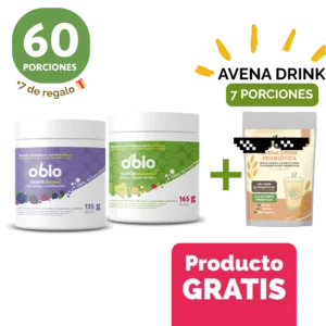 2-Pack Manzana y Berries 60 porciones + 7 porc. AVENA DRINK