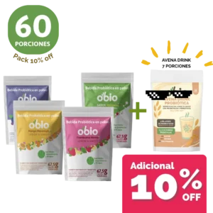 Pack sabores Obio 60 porciones