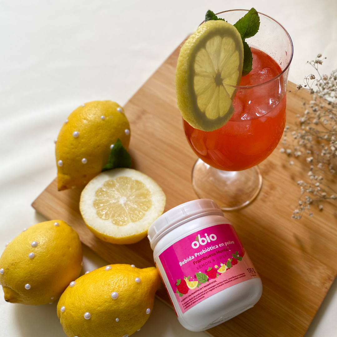 Obio Frambuesa Menta L&S 30 Porciones - Imagen 2