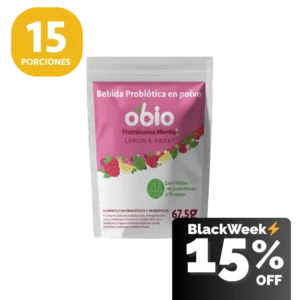 Obio Frambuesa Menta L&S 15 porciones